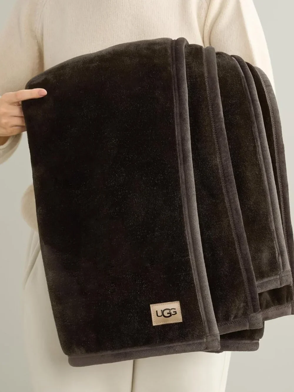 UGG Coco Plush Fleece Throw Blanket